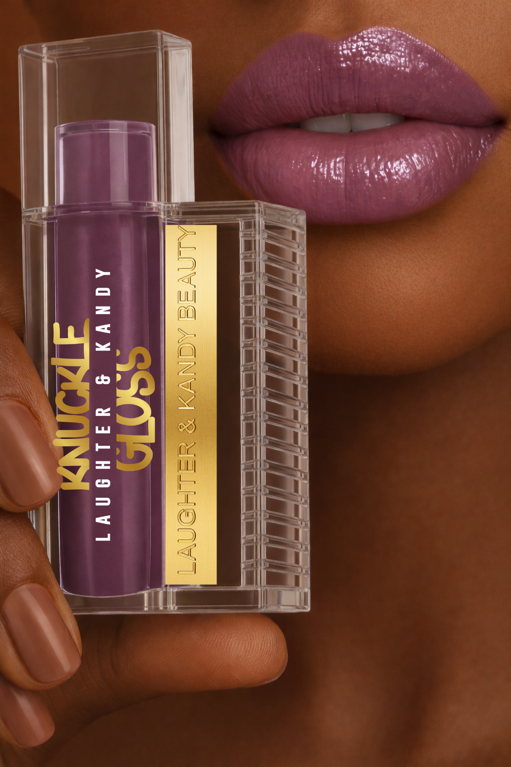 Knuckle Gloss Lipcrylic Veil - A lip gloss designed to wear like  jewellery.