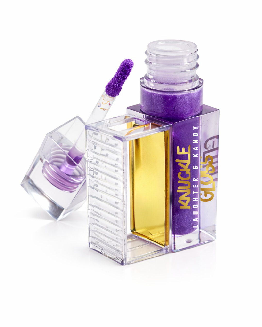 Knuckle Gloss Lipcrylic Veil - A lip gloss designed to wear like  jewellery.