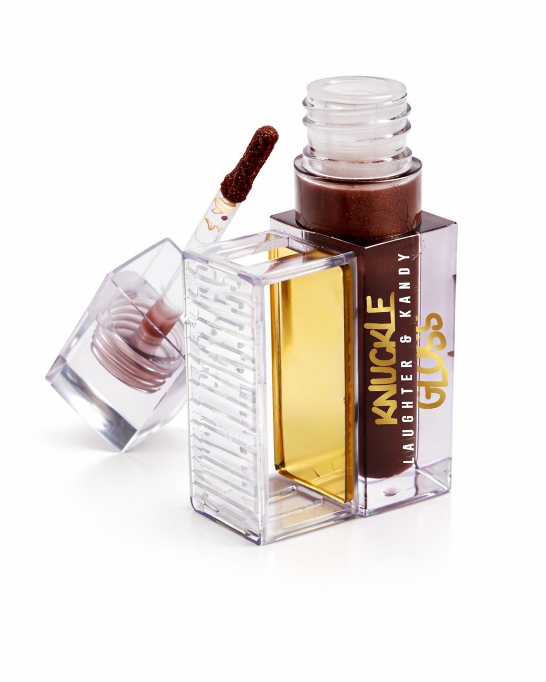 Knuckle Gloss Lipcrylic Veil - A lip gloss designed to wear like  jewellery.