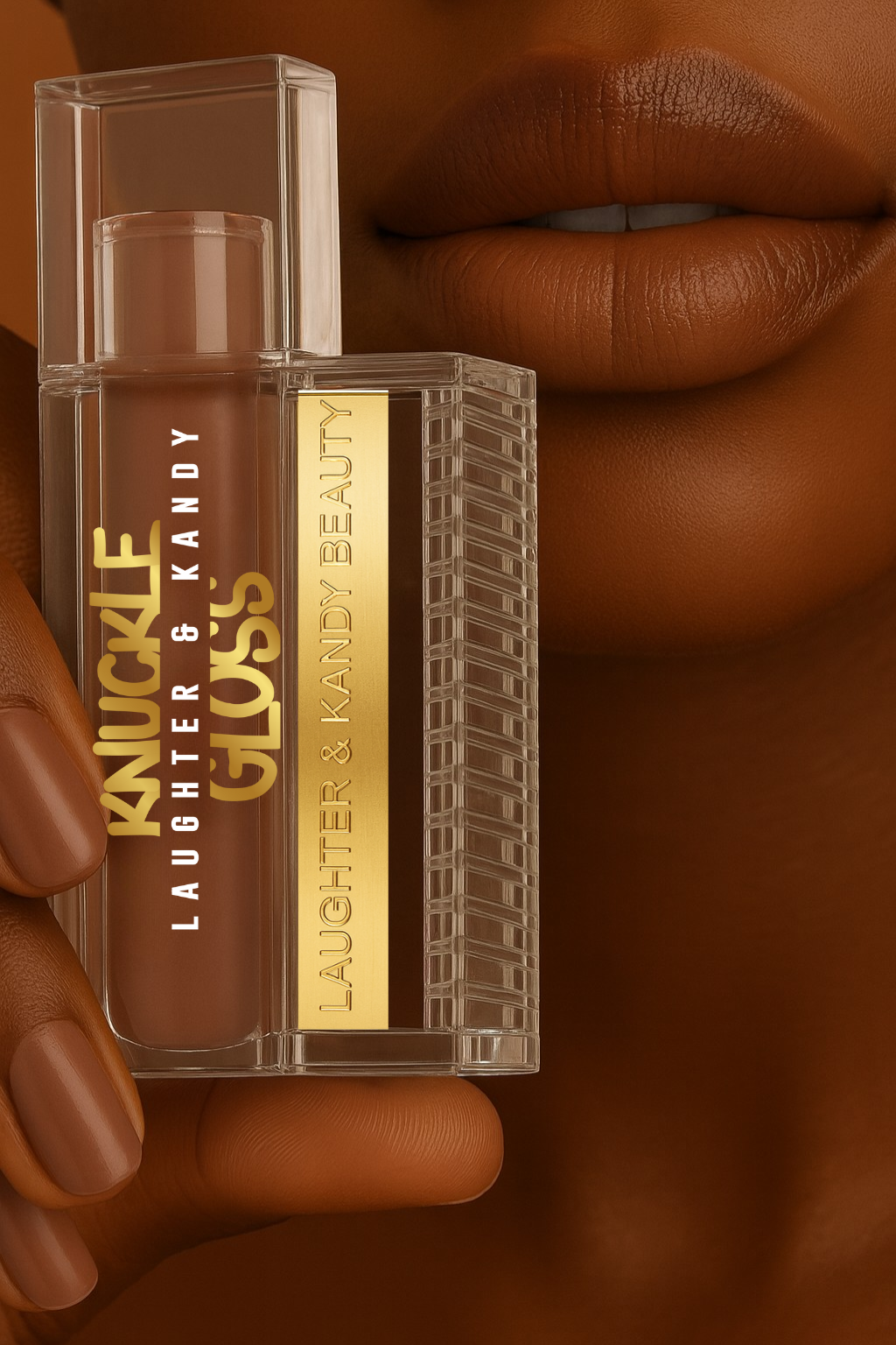 Knuckle Gloss Lipcrylic Veil - A lip gloss designed to wear like  jewellery.